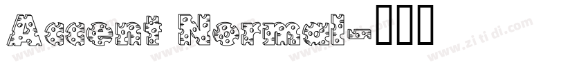 Accent Normal字体转换